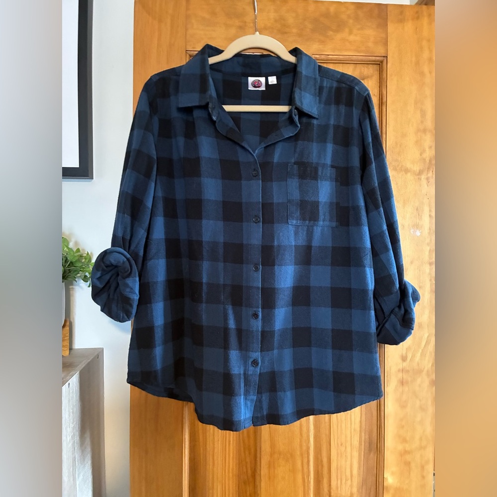 Grateful Dead Plaid Flannel Shirt. - Picture 3 of 4